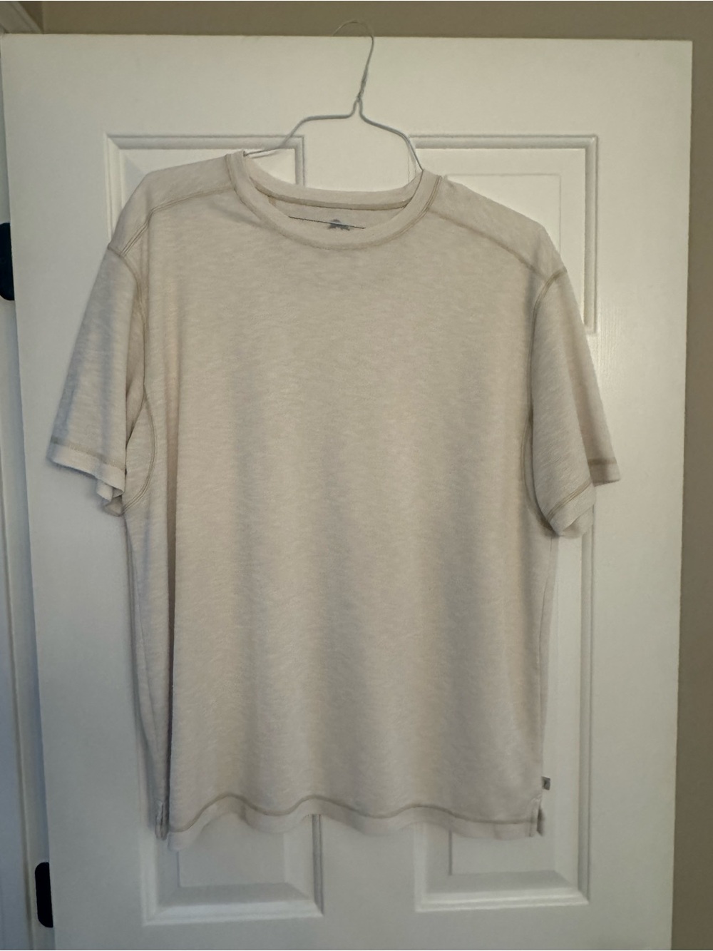 Tommy Bahama Short Sleeve Crewneck Tee in Light Beige